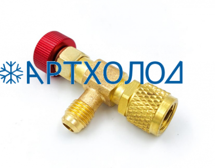Вентиль с нажимом на ниппель FavorCool FC-34B (M5/16"SAE х F5/16"SAE) Вентиль с нажимом на ниппель FavorCool FC-34B (M5/16"SAE х F5/16"SAE)
